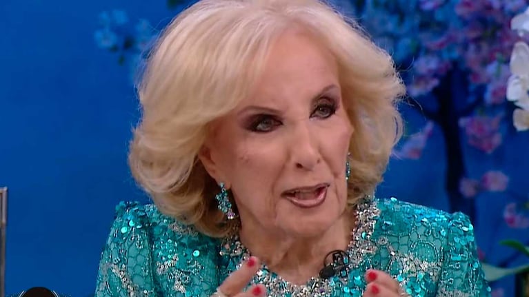 Mirtha Legrand fue reemplazada este sábado por su nieta Juana.