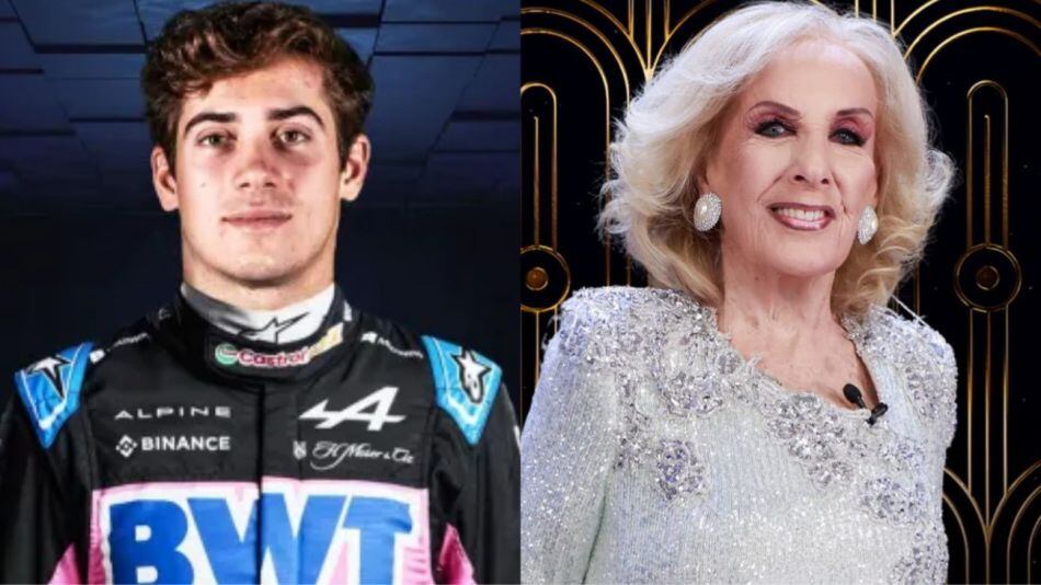 Mirtha Legrand le confirmó a Franco Colapinto que lo sigue en las redes y le retrucó con un particular pedido