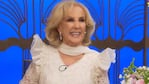 Mirtha Legrand lució un vestido marfil con bordados en su regreso