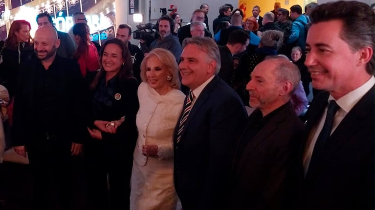 Mirtha Legrand participó junto a Llaryora de la presentación de los Premios Sur.