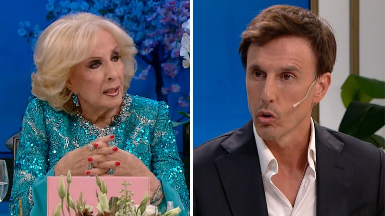 Mirtha Legrand protagonizó un tenso cruce con García Moritán.