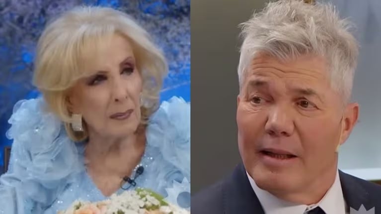 Mirtha  Legrand y Fernando Burlando.