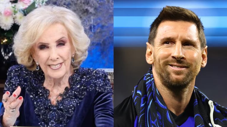 Mirtha Legrand y Messi