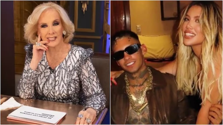 Mirtha Legrand y un desopilante ida y vuelta con Wanda Nara.