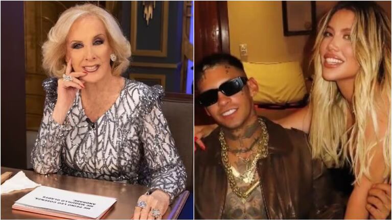 Mirtha Legrand y un desopilante ida y vuelta con Wanda Nara.