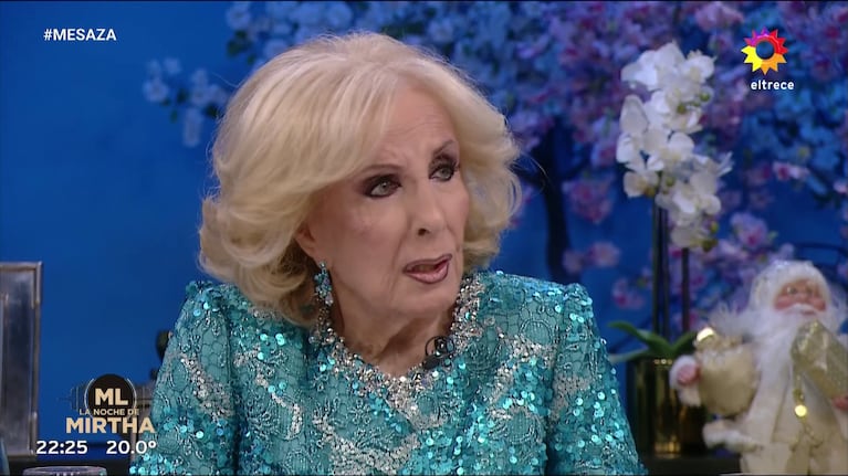 Mirtha no cedió ante los argumentos del exmarido de Pampita.