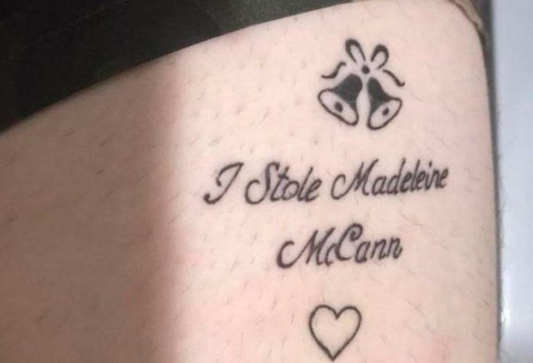 Moda macabra en España: un tatuaje sobre Madeleine McCann