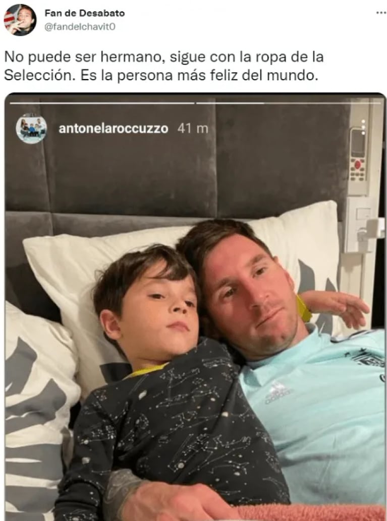 Momento único en la intimidad de Messi: la foto que compartió Antonela