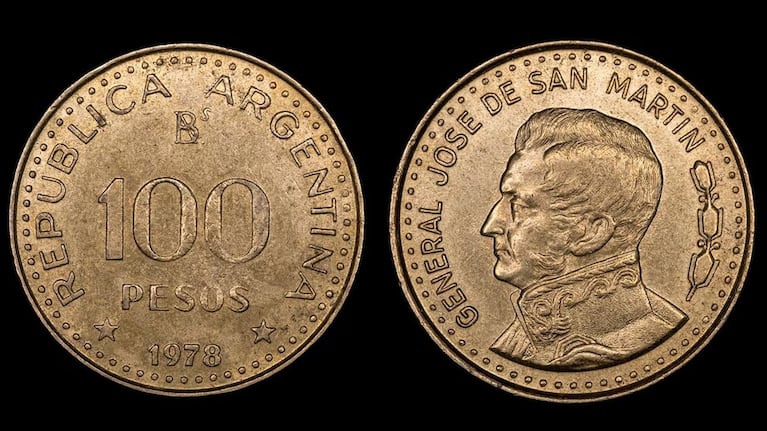 Monedas mulas en Argentina.