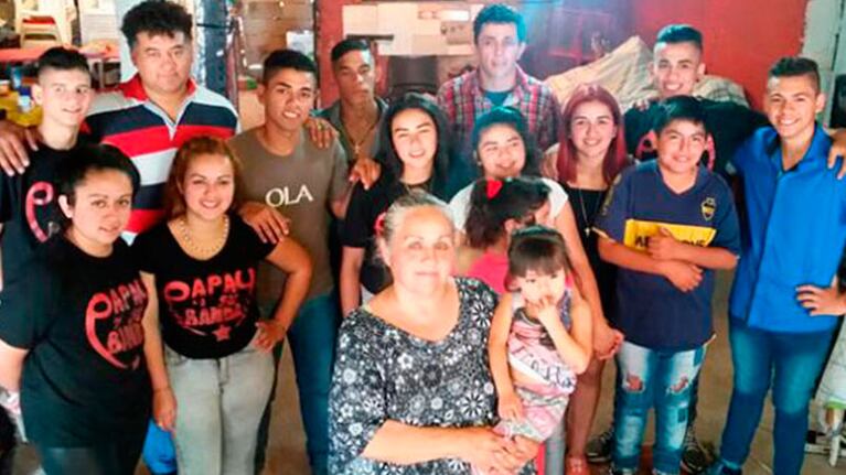 Mónica y su hermosa familia.