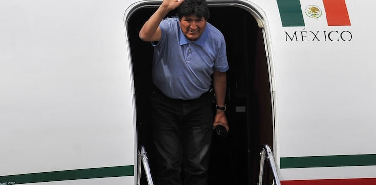 Morales ya está asilado en México.