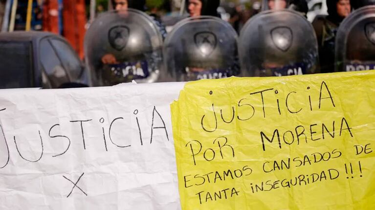 Morena Domínguez murió asesinada por delincuentes cuando iba al colegio.