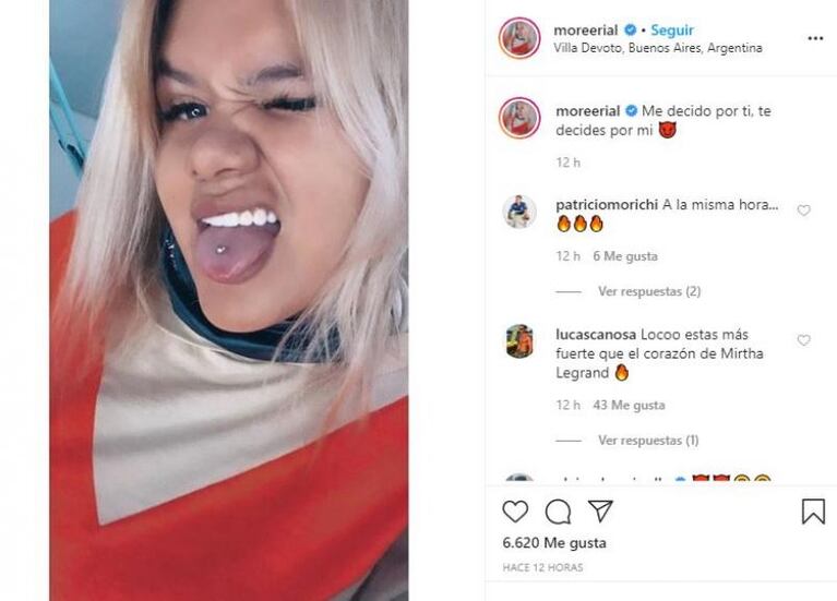  Morena Rial compartió una foto con dedicatoria que provocó una gran intriga 