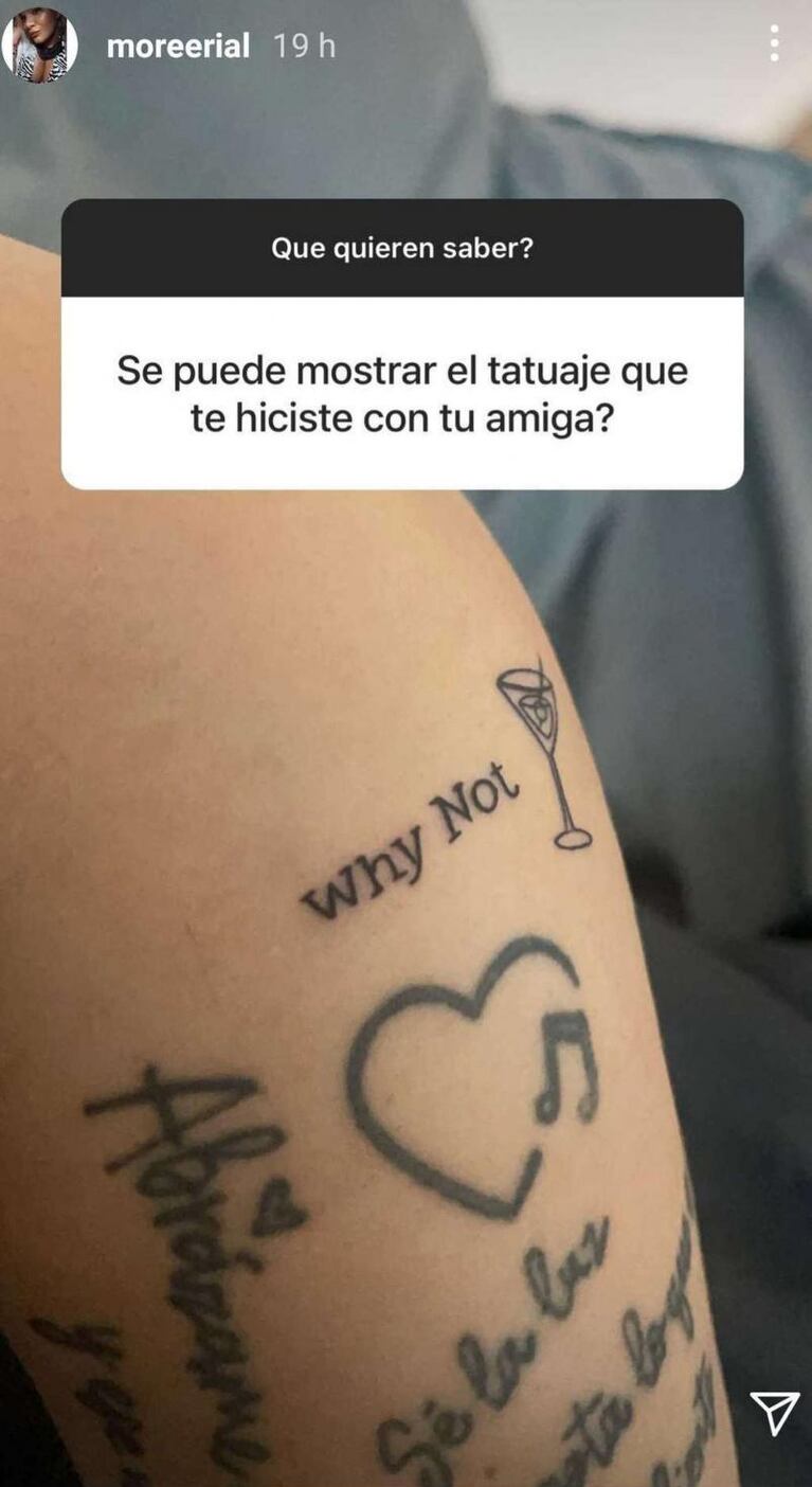 Morena Rial se hizo varios tatuajes: uno de ellos es el de San la Muerte