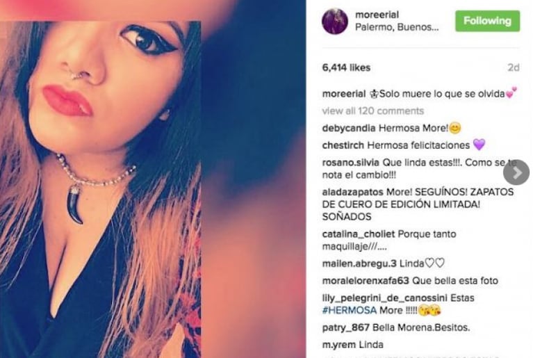 Morena Rial se platinó el pelo igual que su papá