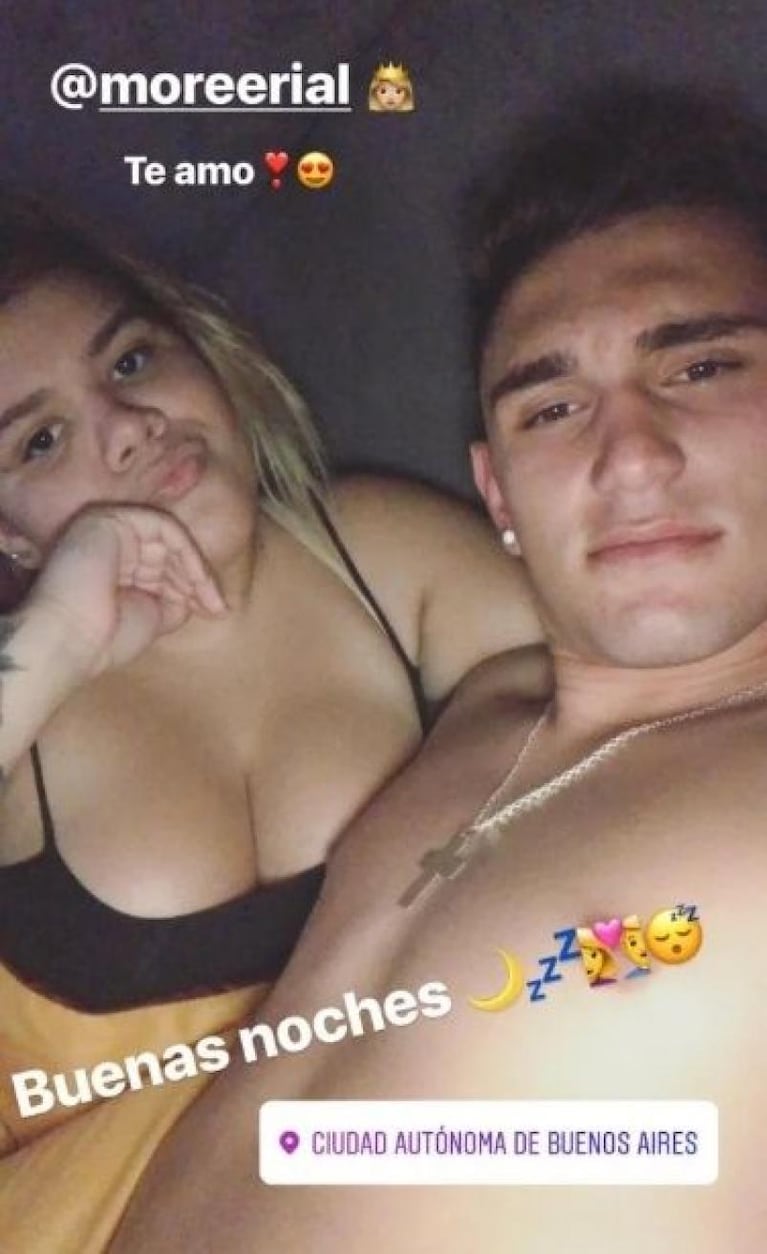 Morena Rial y la foto súper hot con su novio