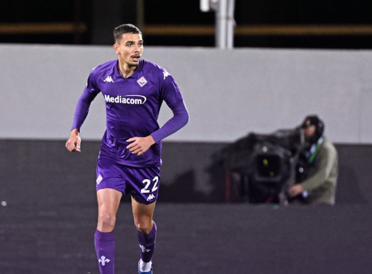 Moreno jugó un partido en la Fiorentina.