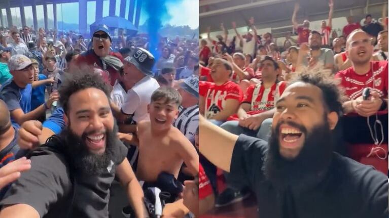 Morgan quedó maravillado con las hinchadas cordobesas.