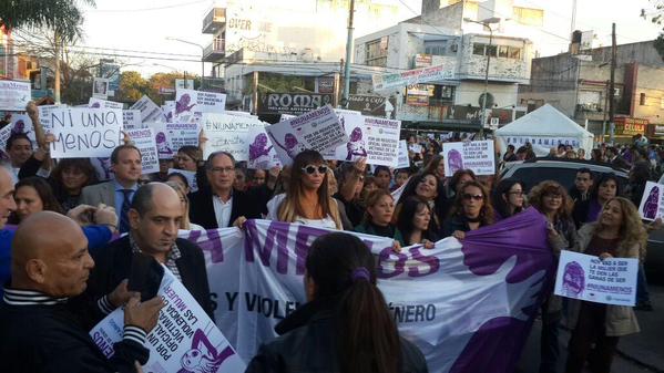 Moria y otros famosos marcharon por el #NiUnaMenos