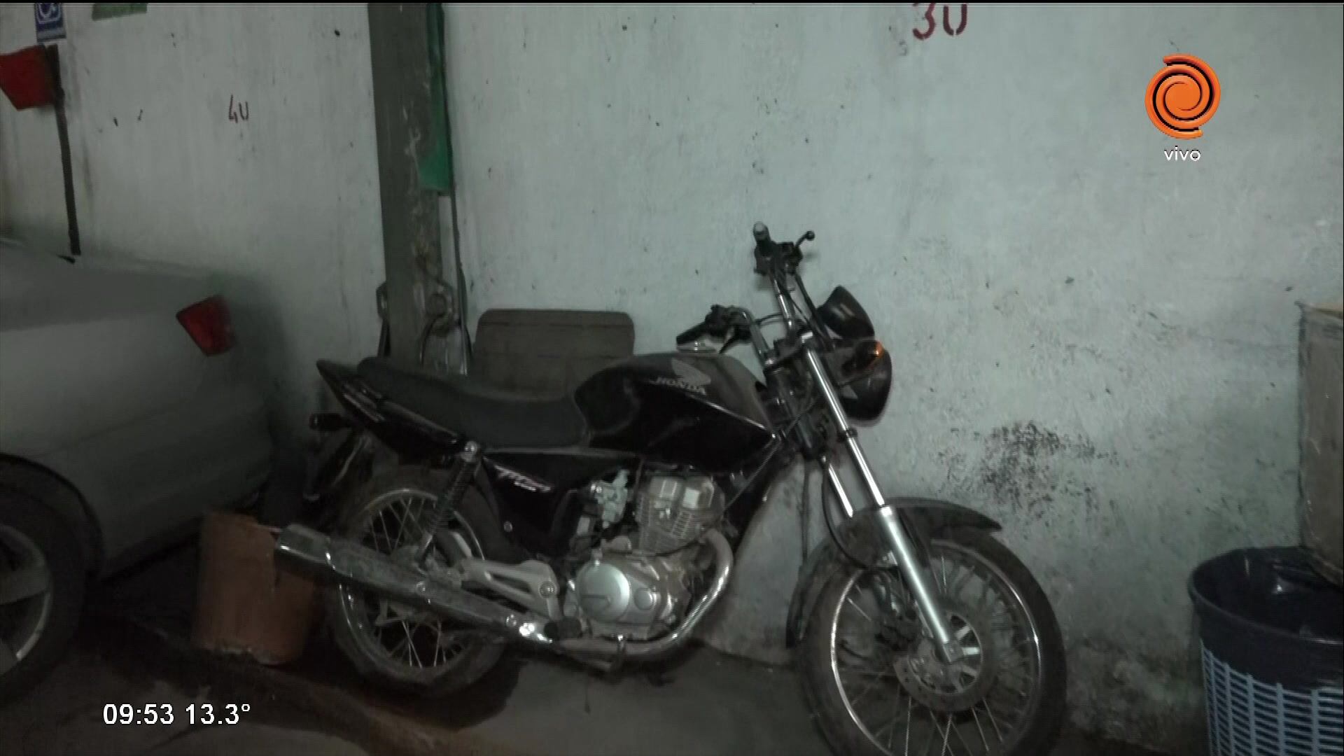 Moto abandonada hace 6 años