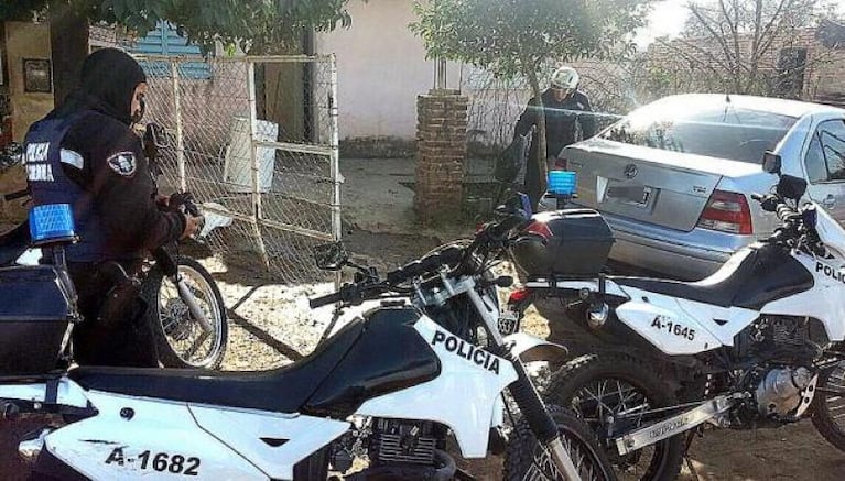 Motochorros tenían una ametralladora de la Policía