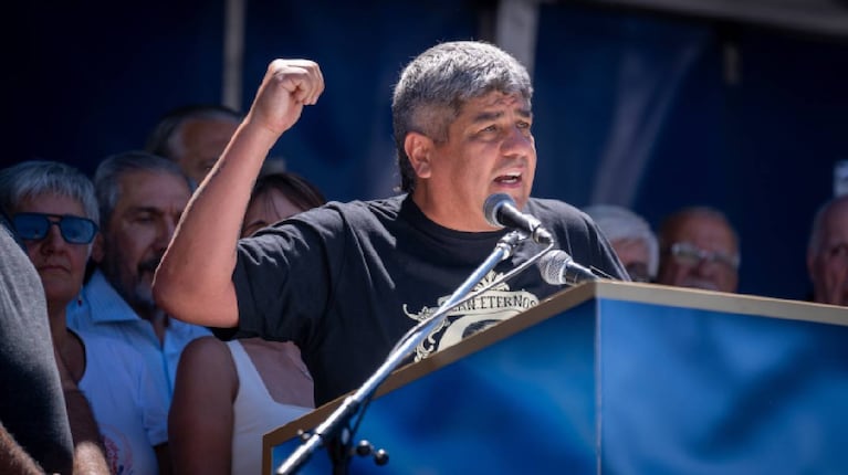 Moyano ratificó el paro general para el 9 de mayo. (Foto: TN / Leandro Heredia)