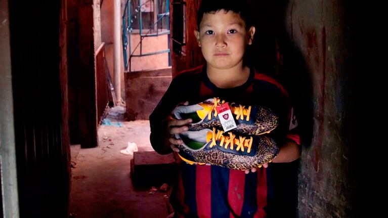 Muchos chicos participaron del documental "Descolgá los botines".