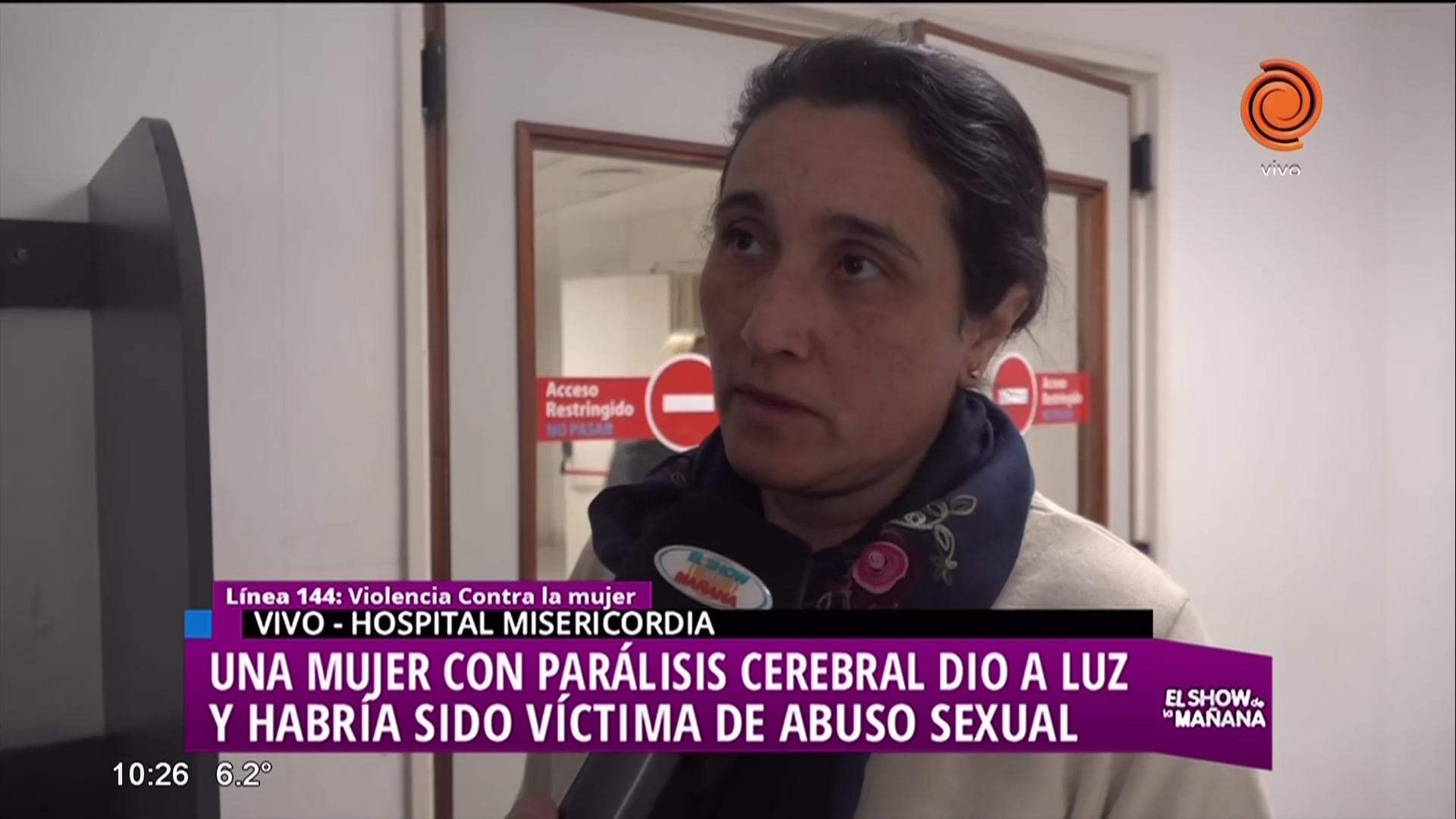 Mujer con parálisis cerebral dio a luz