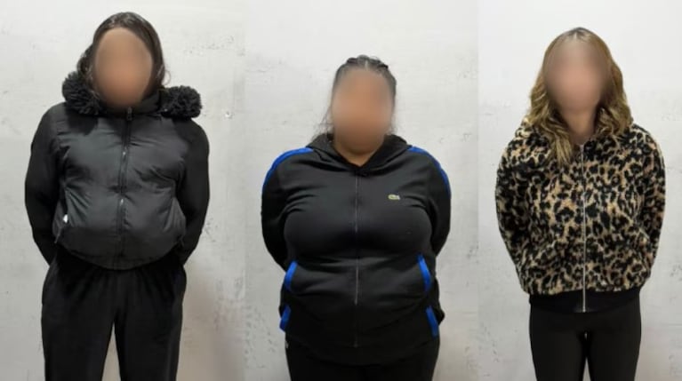 Mujeres detenidas en Córdoba .