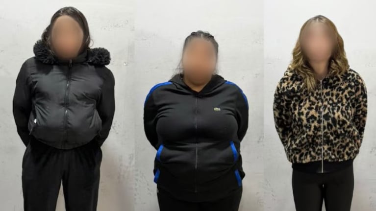 Mujeres detenidas en Córdoba .