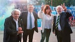 Mujica, Fernández, Cristina Kirchner y Lula encabezaron el festival partidario.