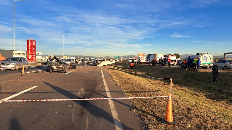 Múltiple y fatal accidente en avenida Circunvalación