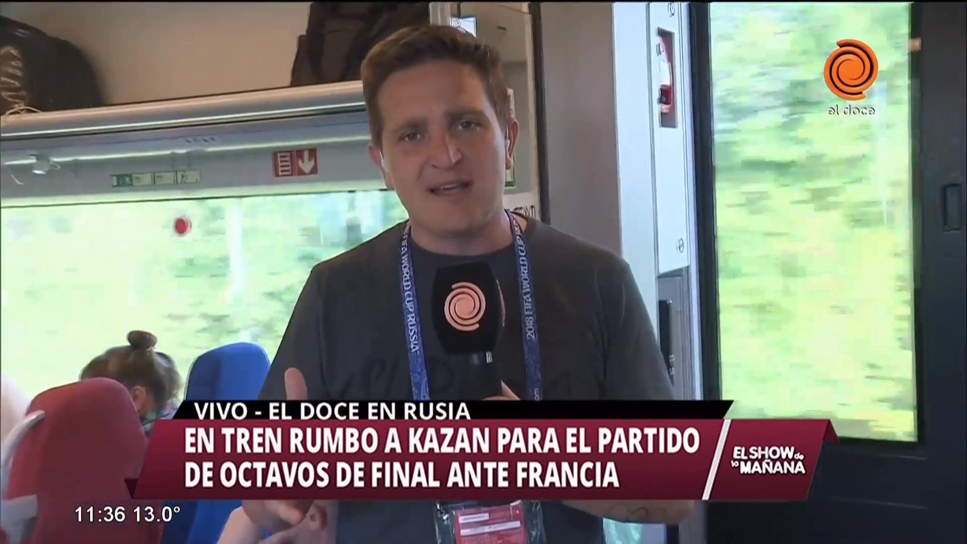 Mundial: Viaje en tren rumbo a octavos de final