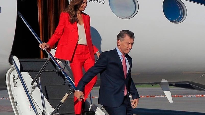 Muricio Macri y Juliana Awada ya están junto a los líderes del G 7 en Canadá.