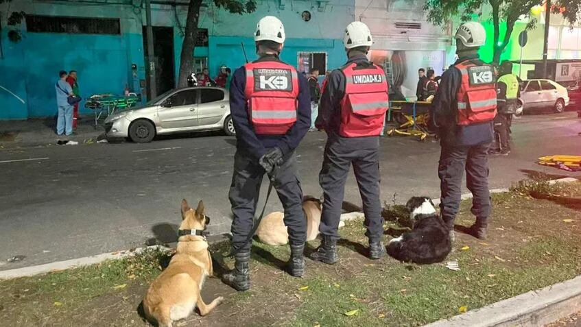 Murieron un hombre y una nena tras el desplome de la vivienda. 