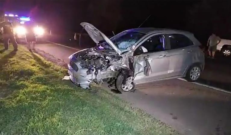 Murió al chocar en moto, de frente y a alta velocidad contra un auto