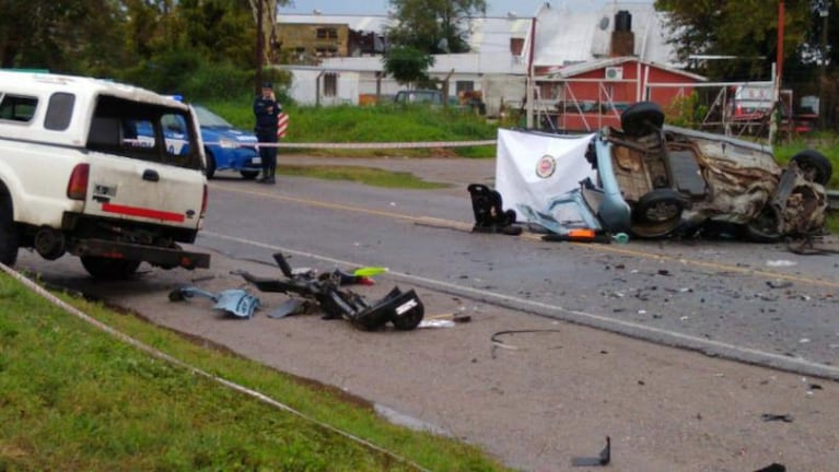 Murió al impactar de frente contra una camioneta en Ruta 9