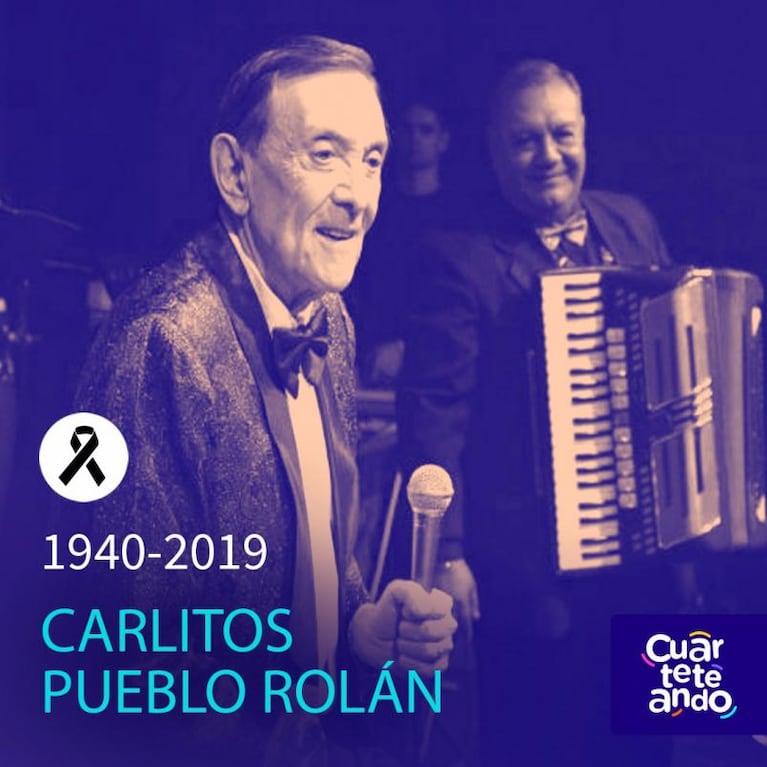 Murió Carlitos Rolán, pionero del cuarteto