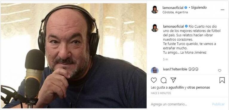 Murió el Turco Wehbe: la canción que le hizo La Mona Jiménez