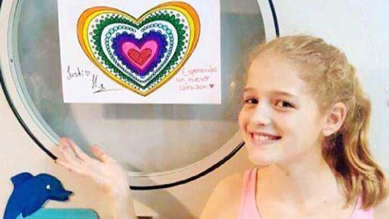 Murió Justina, la nena de 12 años que necesitaba un corazón