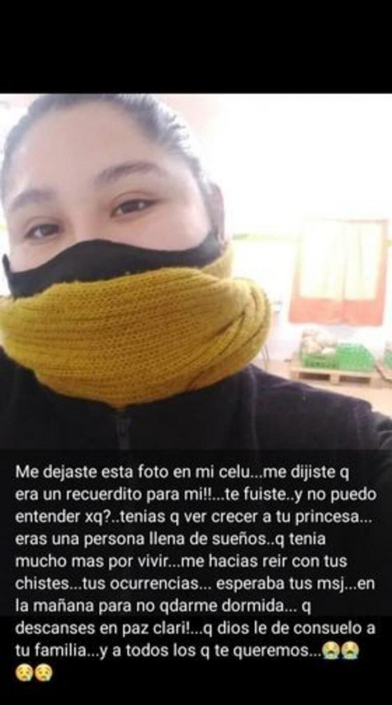 Murió por Covid y tenía una hija de 4 años: quién era la joven cuyo ataúd cayó en plena ruta