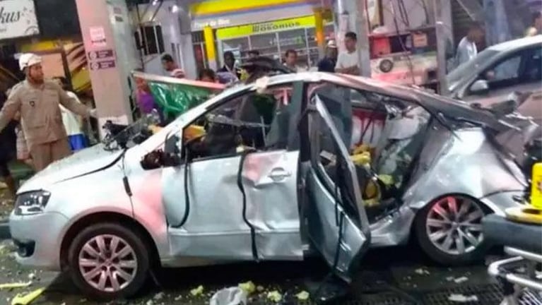 Murió tras la explosión de su auto en una estación de servicio