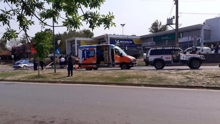 Murió un ciclista que fue atropellado por un camión en Villa Allende
