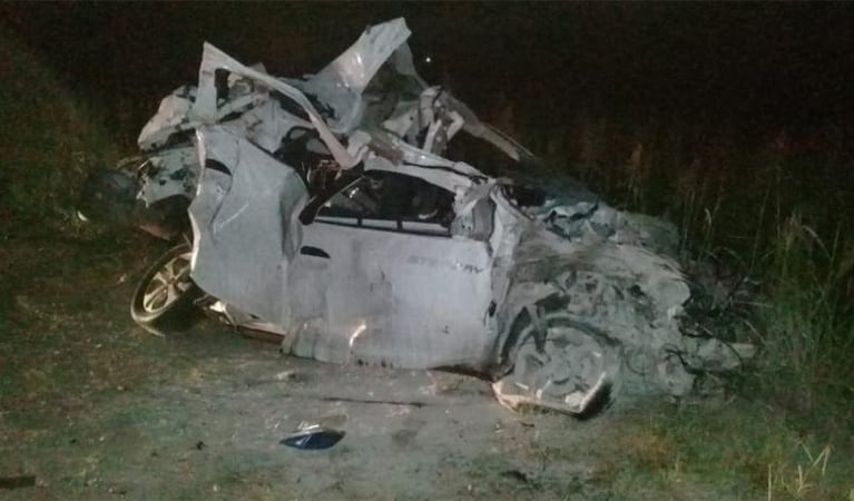 Murió un joven en el choque frontal de la Ruta provincial 4