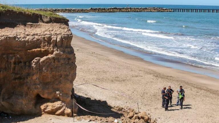 Murió una nena aplastada por un barranco en Mar del Plata