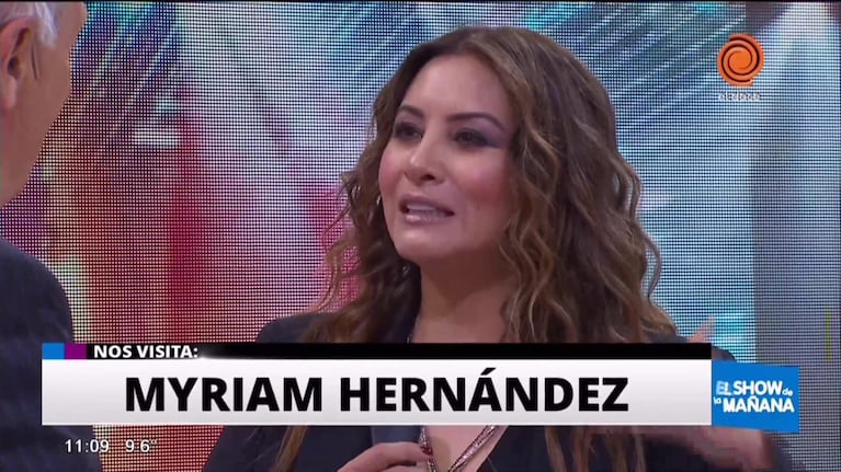 Myriam Hernández hizo un adelanto de su tour en el Show