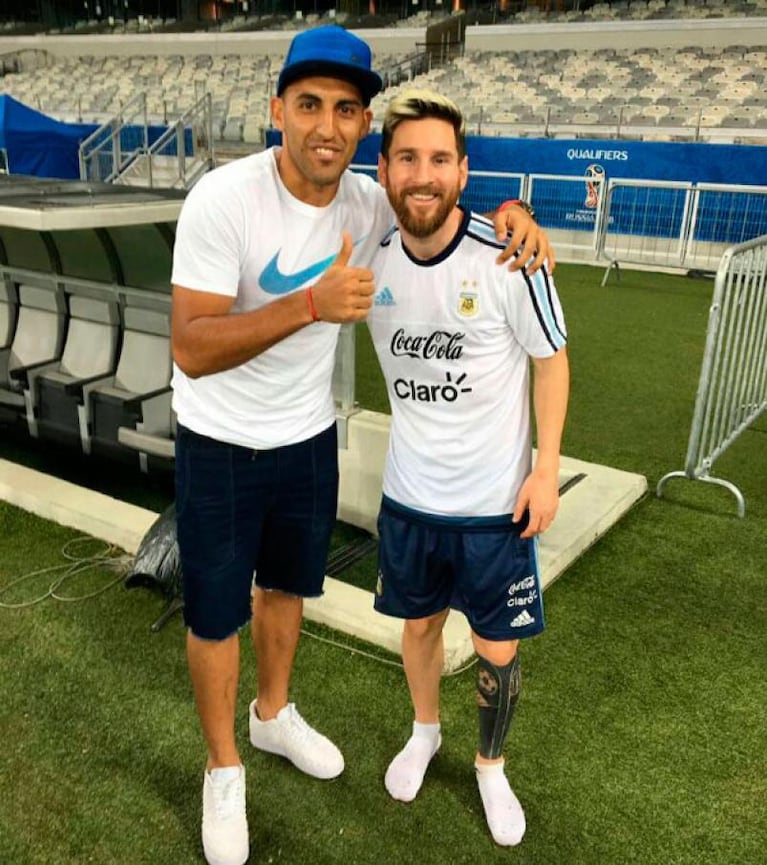 ¡Nace una dupla! Wanchope Ábila conoció a Lio Messi