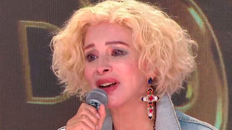 Nacha se mostró conmovida y le pusó un 10 a la pareja.
