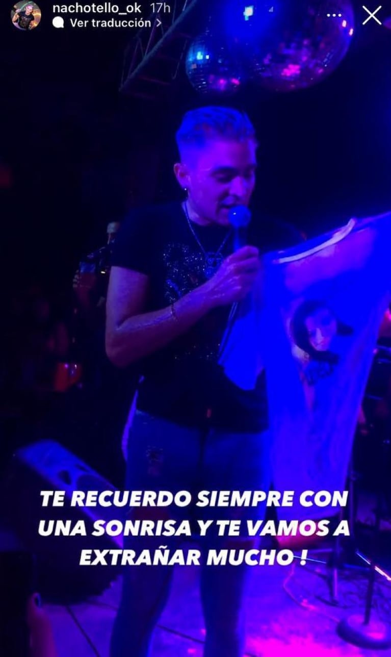 Nacho Tello le dedicó un tema a una fan víctima de femicidio