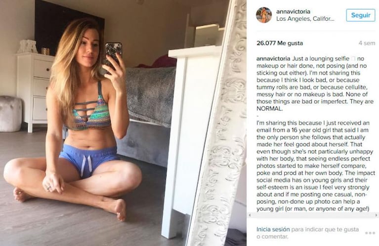 Nada es real: una chica fitness mostró su verdadera panza